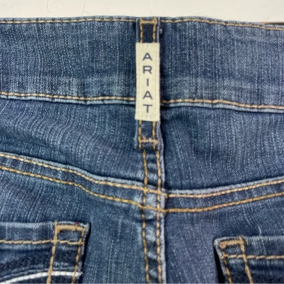 Ariat Women’s R.E.A.L Rosa Dark Wash Mid-Rise Bootcut Jeans Size 31 Regular - Picture 8 of 16